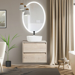 Зеркало BelBagno Spc-Vst 60х80 с подсветкой, кнопочный выключатель (SPC-VST-600-800-LED-BTN)