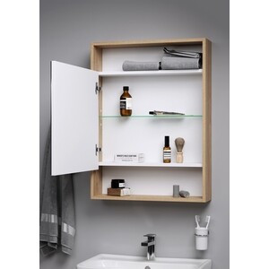 Зеркальный шкаф Aqwella Сити 60х80 дуб балтийский (SIT0406DB)