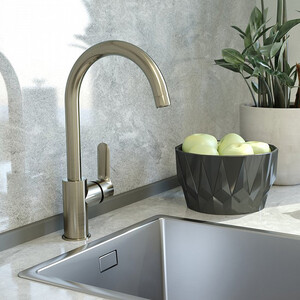 Смеситель для кухни IDDIS Cuba никель (CU1BNJ0i05)