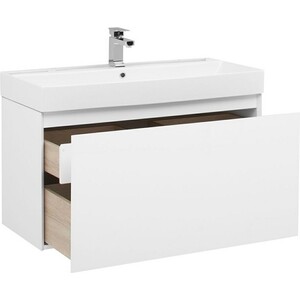 Тумба под раковину Aquanet Йорк 100 белый (202091)