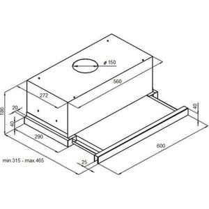 Вытяжка встраиваемая Kuppersberg SLIMLUX IV 60 X