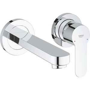Смеситель для раковины Grohe BauEdge встраиваемый, на два отверстия , с механизмом (20474000)