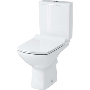 Сиденье-микролифт Cersanit Carina slim, дюропласт, lifting, easy-off, белый (S-DS-CARINA-S-DL-m/S-DS-CARINA-S-DL-t)