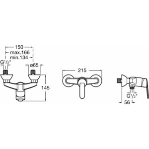 Смеситель для душа Roca Victoria хром (5A2125C0M)
