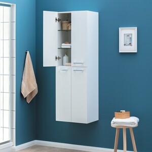 Шкаф Dreja 50 белый глянец (77.0301W)