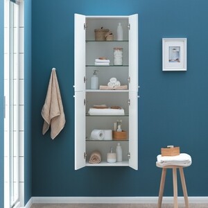 Шкаф Dreja 50 белый глянец (77.0301W)