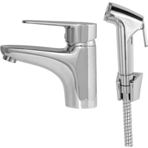 Смеситель для раковины Orange Otto с гигиеническим душем, хром (M22-022cr)