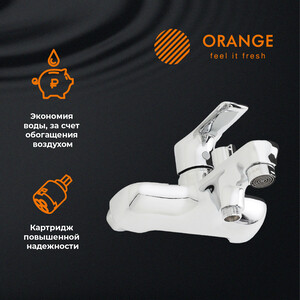 Смеситель для ванны Orange Aristo хром (M19-100cr)