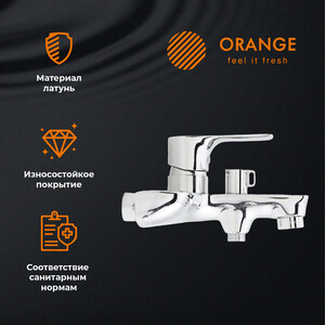 Смеситель для ванны Orange Aristo хром (M19-100cr)