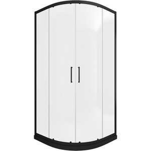 Душевой уголок Bravat Blackline 90x90 прозрачный, черный (BS090.1201B)