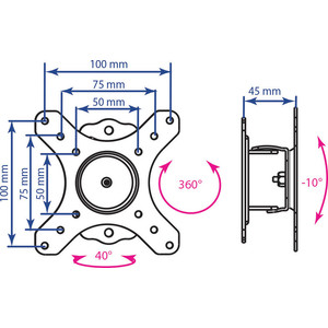 Кронштейн Kromax GALACTIC-1