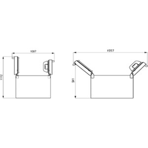 Холодильник Korting KNFS 91797 X