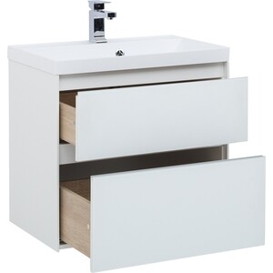 Тумба под раковину Aquanet Гласс 70 белая (206700)