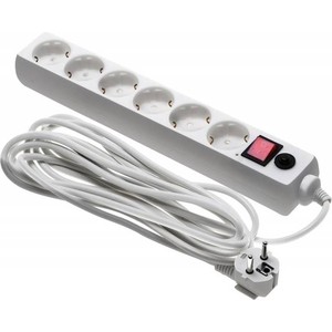 Сетевой фильтр Buro 600SH-16-5-W 5м (6 розеток) белый