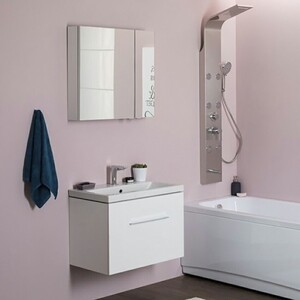 Тумба под раковину Aquanet Порто 70 белая (241747)