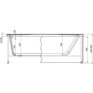 Фронтальная панель Aquanet Cariba, Grenada, Corsica 170 H58 У белая (243514)