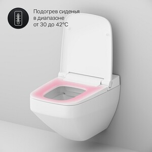 Унитаз подвесной безободковый Am.Pm Inspire V2.0 TouchReel с крышкой-биде (CCC50A1700SC)