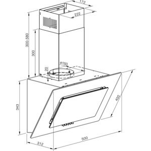 Вытяжка Graude DHE 50.1 C
