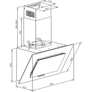 Вытяжка Graude DHE 50.1 W