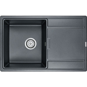 Кухонная мойка Paulmark Flugen черный металлик (PM217850-BLM)
