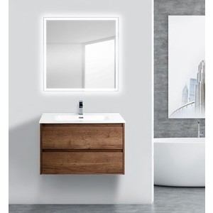 Тумба с раковиной BelBagno Kraft 80, Rovere Tabacco (KRAFT-800-2C-SO-RT, BB800ETL)