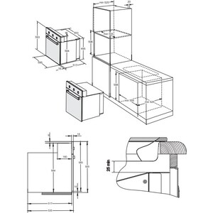 Электрический духовой шкаф DARINA 1U BDE111 701 At