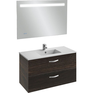 Мебель для ванной Jacob Delafon Ola 100 темный дуб, 2 ящика