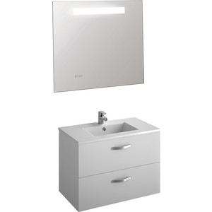 Мебель для ванной Jacob Delafon Ola 80 белый блестящий, 2 ящика