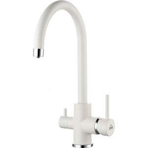 Смеситель для кухни Paulmark Essen под фильтр, белый (Es213211-331)