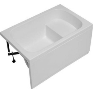 Акриловая ванна Aquanet Seed 110х70 сидячая, с каркасом и панелью (246173, 246135)