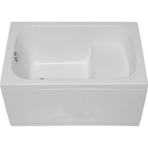 Акриловая ванна Aquanet Seed 110х70 сидячая, с каркасом и панелью (246173, 246135)