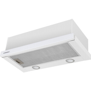 Вытяжка встраиваемая MAUNFELD VS Light Glass 60 белое стекло