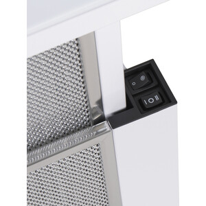 Вытяжка встраиваемая MAUNFELD VS Light Glass 60 белое стекло