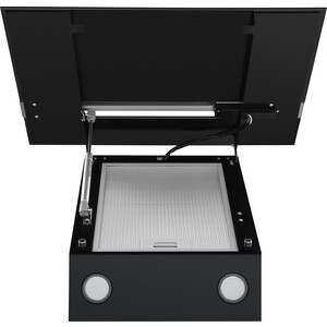 Вытяжка MAUNFELD Bridge Line 60 черный\вставка сатин