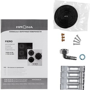 Газовая варочная панель Krona FIERO 45 BL