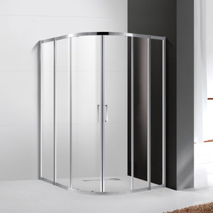 Душевой уголок Cezares Molveno R-22 110x110 прозрачный, хром (MOLVENO-R-22-80+30-C-Cr-IV)