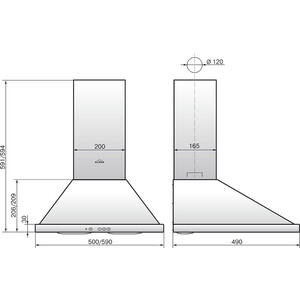 Вытяжка Elikor Оптима 60П-400-П3Л белый