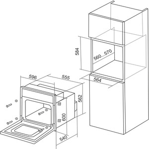 Электрический духовой шкаф Electronicsdeluxe 6006.05эшв-062