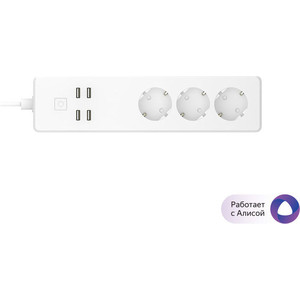 Умный сетевой фильтр Rubetek RE-3310 дистанционное вкл/выкл приборов