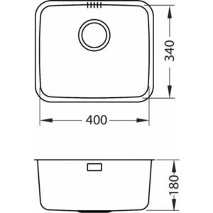 Кухонная мойка Alveus Luno 20 нержавеющая сталь (1128740)