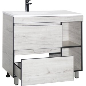 Тумба под раковину Style line Берлин 90 полочки справа, соната (СС-00002249)