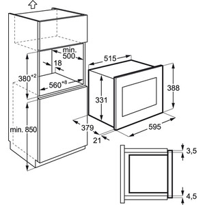 Встраиваемая микроволновая печь Electrolux EMT 25203 C