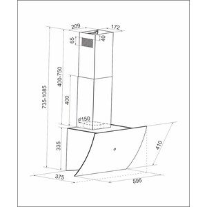 Вытяжка EXITEQ EX-1216