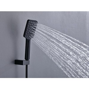 Душевая система Timo Petruma с термостатом и изливом, черная (SX-5149/03SM)