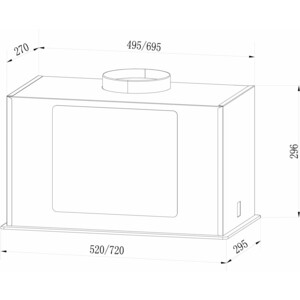 Вытяжка встраиваемая Lex GS BLOC GS 900 BLACK