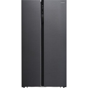 Холодильник Hyundai CS5003F черная сталь