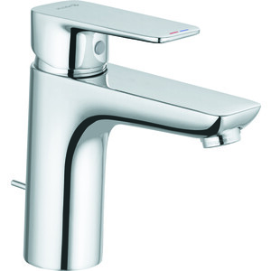 Смеситель для раковины Kludi Pure&Style с донным клапаном, хром (402900575)