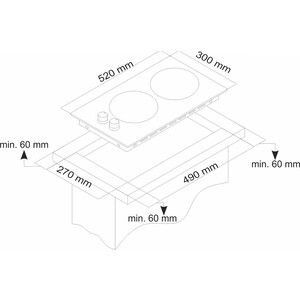 Газовая варочная панель Simfer H30N20B516