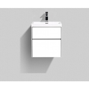 Тумба под раковину BelBagno Pietra 50 bianco lucido (PIETRA MINI-500AS-2C-SO-BL)