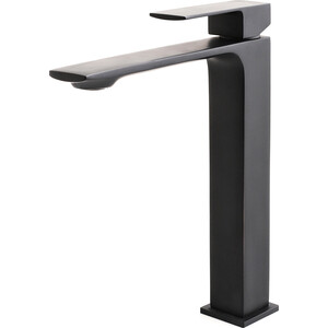 Смеситель для раковины Orange Lutz черный (M04-121b)